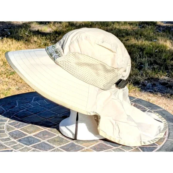 Sunday Afternoons USA Made Large Sun Protection Wide Brim Southwest Band Hat EUC - Picture 3 of 7